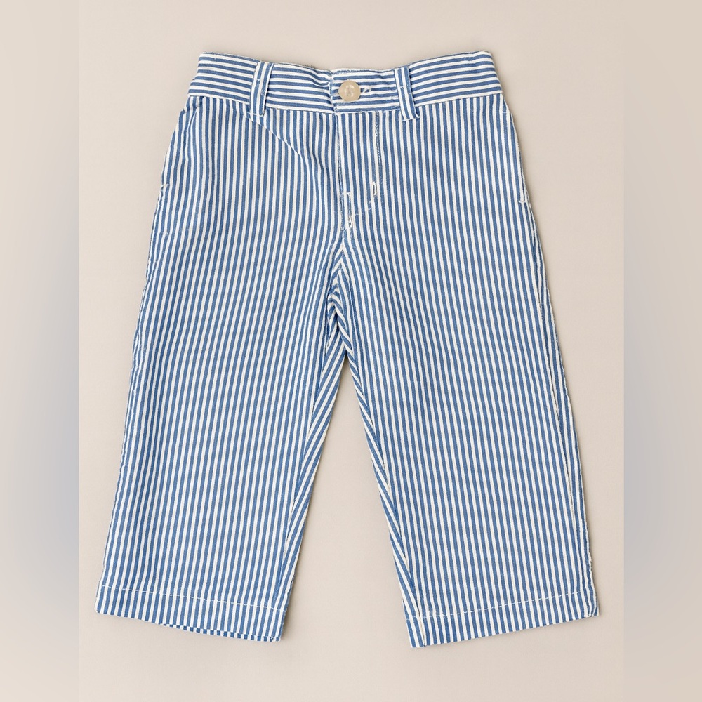 Ralph Lauren Blue and White Striped Kids Pants